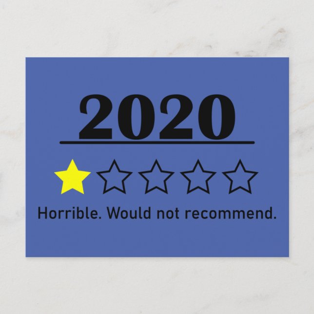 Postal Crítica de 2020 (Anverso)