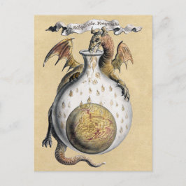 Postal Crítico de multiplicación en alquimia