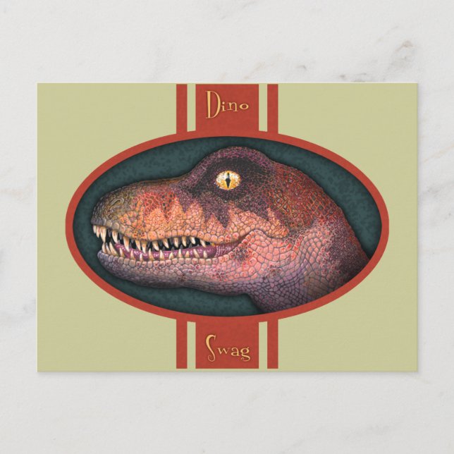 Postal Critter cretácico (Anverso)