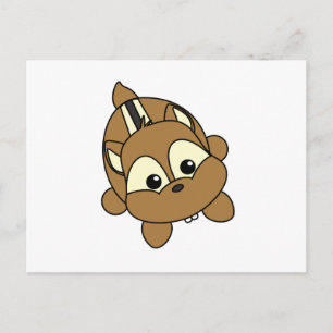 Postal Critter pequeño de Chipmunk