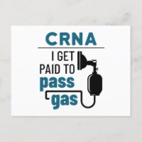 CRNA I recibe pago por pasar gas