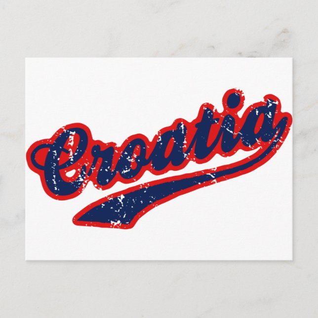 Postal Croacia (Anverso)