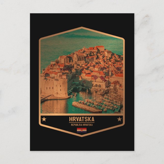 Postal Croacia (Anverso)