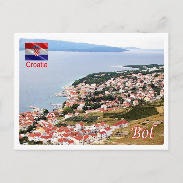 Postal Croacia - Bol - (Anverso)