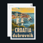 Postal Croacia Dubrovnik Vintage Famoso lugar de viaje<br><div class="desc">Croacia Dubrovnik Vintage Famoso lugar de viaje</div>