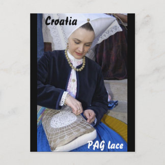 Postal Croacia, encaje PAG