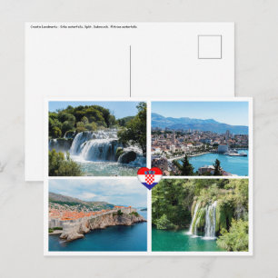 Postal Croacia hermosos paisajes - Europa