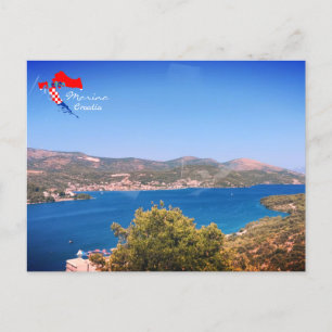 Postal Croacia   Hrvatska   Mar Adriático   Marina