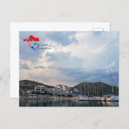 Postal Croacia | Hrvatska | Mar Adriático | Marina