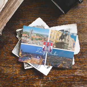 Postal Croacia   Hrvatska   Zagreb   Capital de Croacia