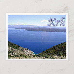 Postal Croacia - Krk de Cres - Veglia -