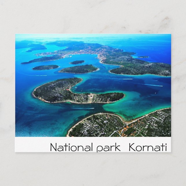 Postal Croacia - Mar Adriático (Anverso)