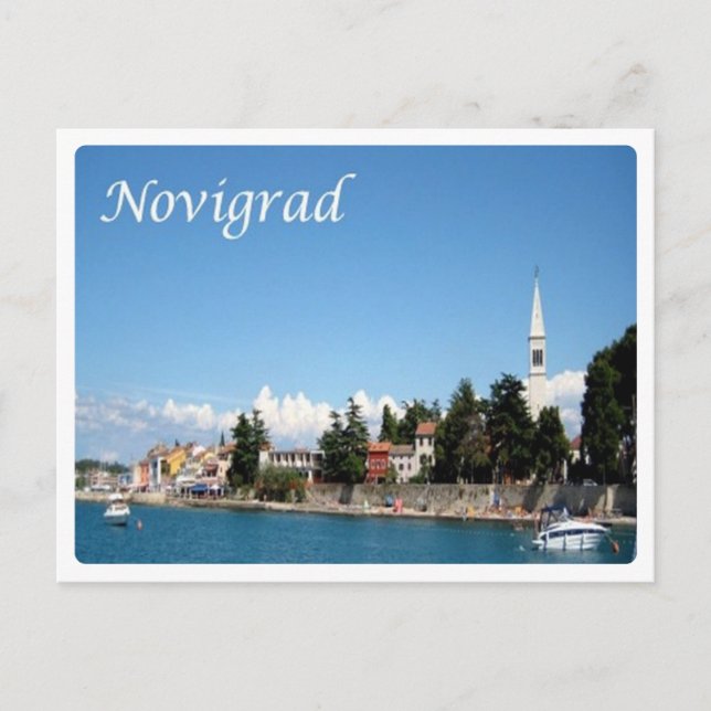 Postal Croacia - Novigrad - (Anverso)