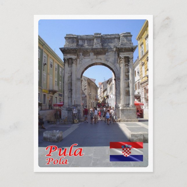 Postal Croacia - Paola - Pola - Pula - (Anverso)