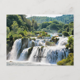 Postal Croacia, pintoresca cascada