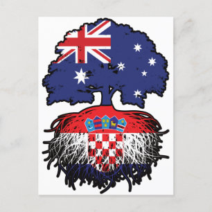 Postal Croacia Raíces de árboles australianos croatas