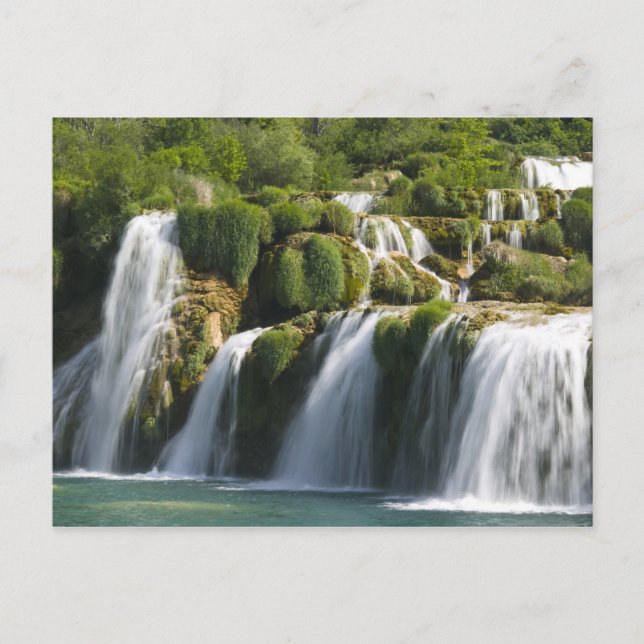 Postal Croacia, región de Sibenik-Knin, KRKA NATIONAL (Anverso)