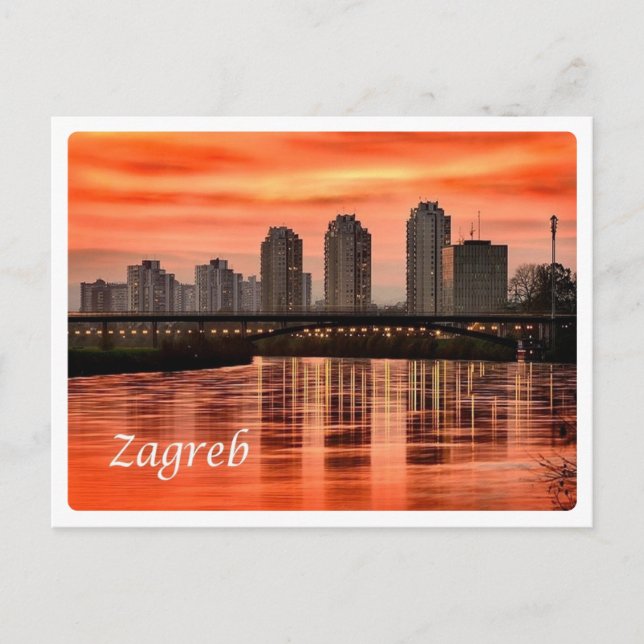 Postal Croacia - Zagreb - (Anverso)