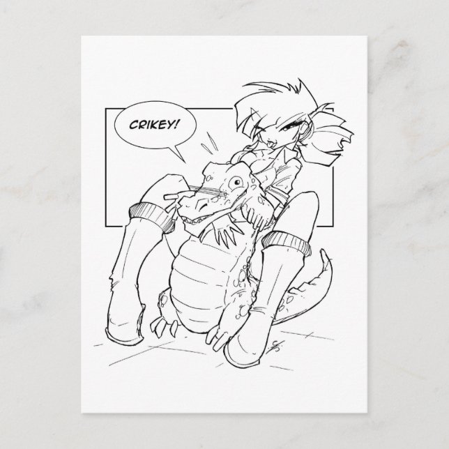 Postal Croc Hugger (Anverso)