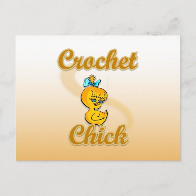 Postal Crochet Chick (Anverso)