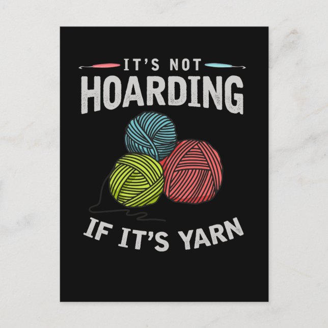 Postal Crochet Hobby Crafting Yarn Knitter (Anverso)