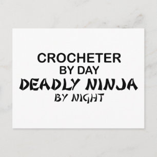 Postal Crocheter Deadly Ninja por noche