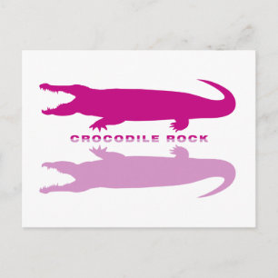 Postal Crocodile Reflection Purple)