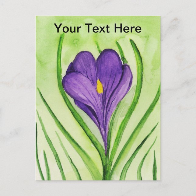Postal Crocus (Anverso)