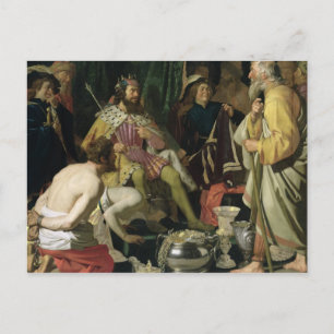 Postal Croesus y Solon, 1624