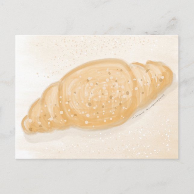 Postal Croissant Fresco (Anverso)