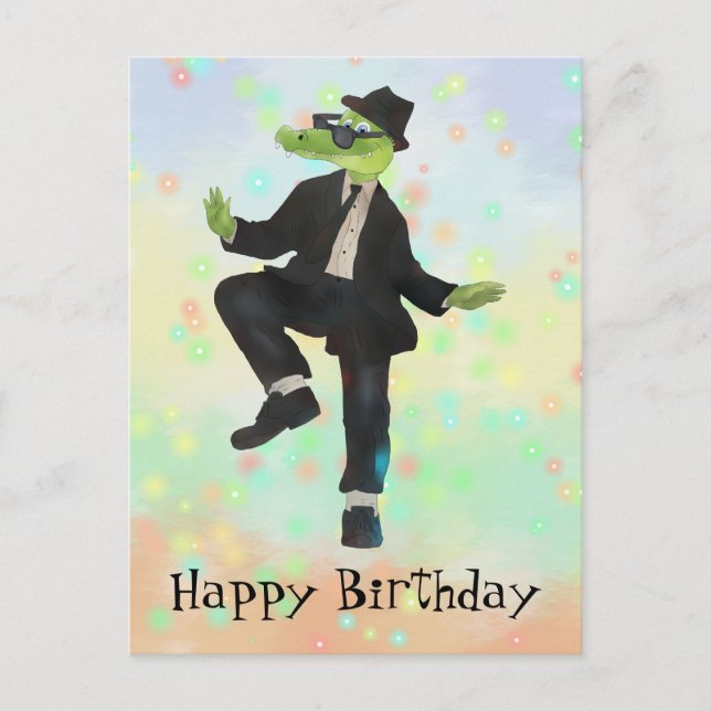 Postal Croko Blues Brothers Postkarte (Anverso)