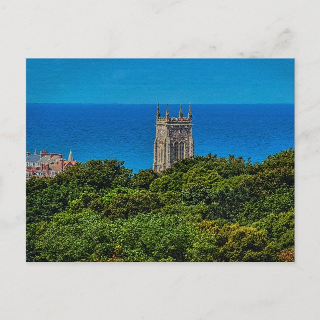 Postal Cromer Church Tower St Peter & St Paul Norfolk (Anverso)