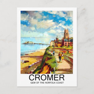 Postal Cromer, joya de la costa de Norfolk, Inglaterra, v