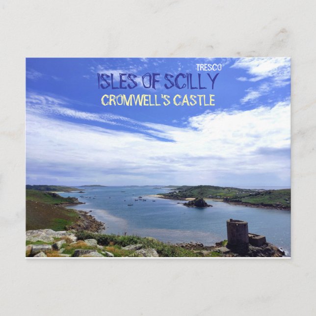 Postal Cromwell's Castle - Tresco - Isles Of Scilly (Anverso)