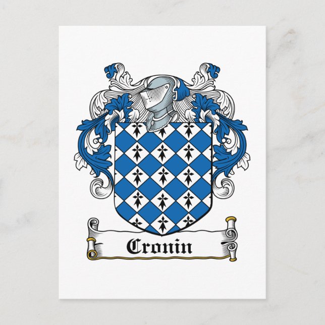 Postal Cronin Family Crest (Anverso)