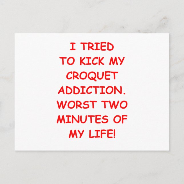 Postal croquet (Anverso)