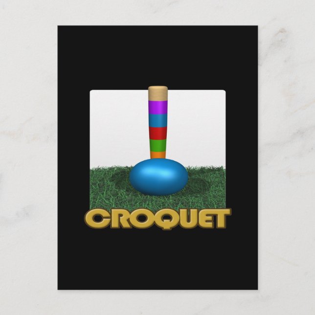 Postal Croquet 2 (Anverso)