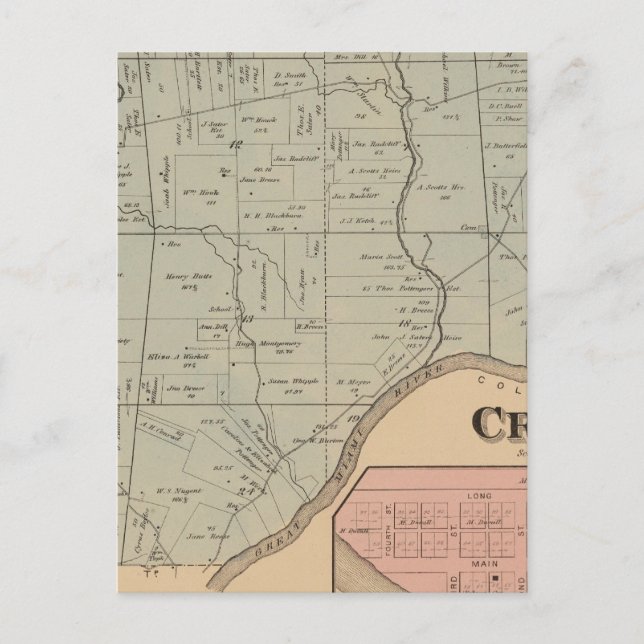 Postal Crosby, Ohio (Anverso)