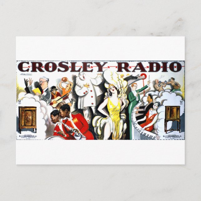 Postal Crosley Radio (Anverso)