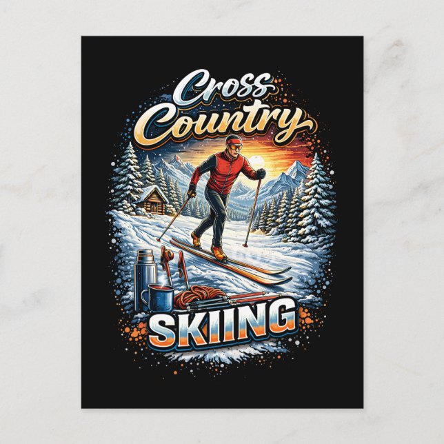 Postal Cross Country Skiing (Anverso)
