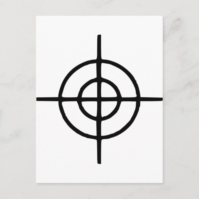 Postal Crosshaires - Gun (Anverso)
