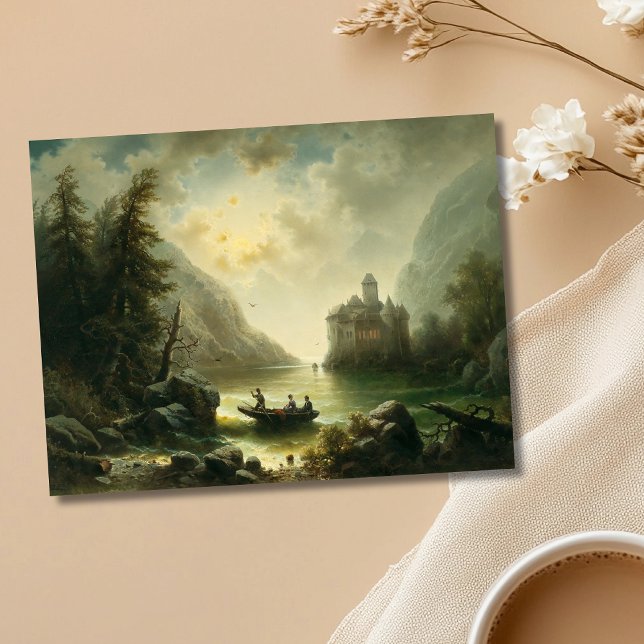 Postal Crossing in a Moonlit Night - Albert Rieger (Subido por el creador)