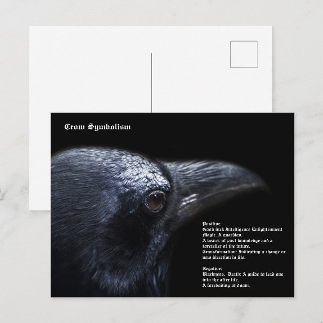 Postal Crow (Anverso / Reverso)