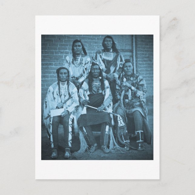 Postal Crow Indian Chiefs 1879 (Anverso)