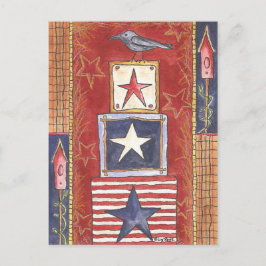 Postal Crow on Stars