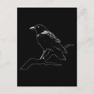 Postal Crow (para fondos oscuros)