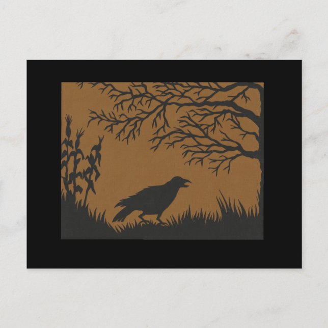Postal Crow y Corn (Anverso)