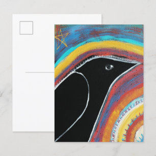 Postal Crow y Rainbow