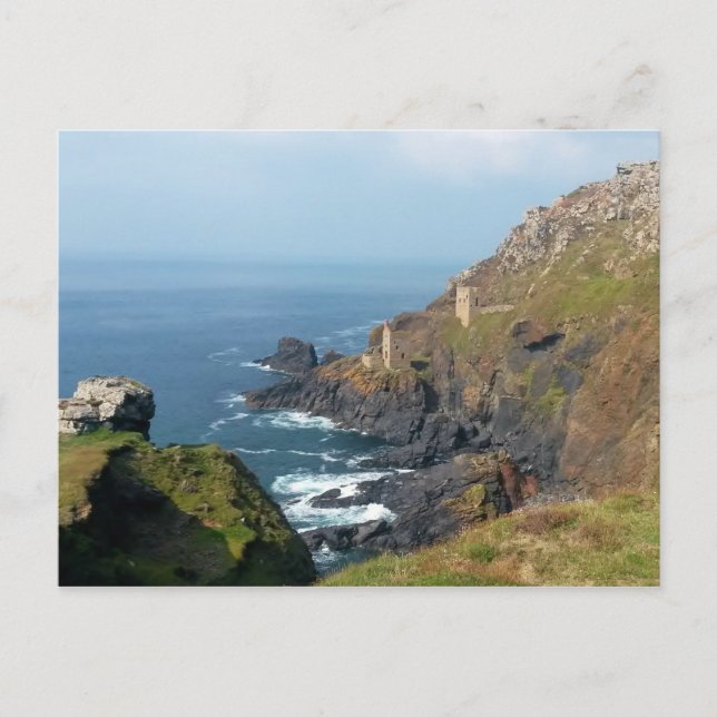 Postal Crown Mines Botallack Cornwall England (Anverso)