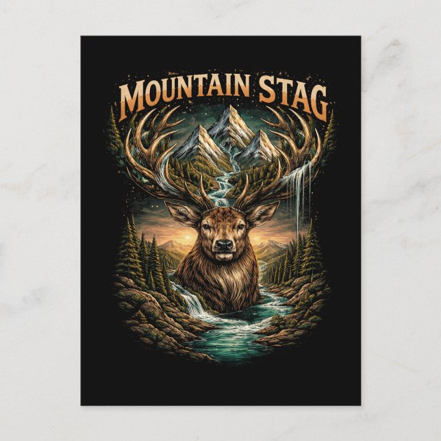 Postal Crown of the Mountain Stag (Anverso)